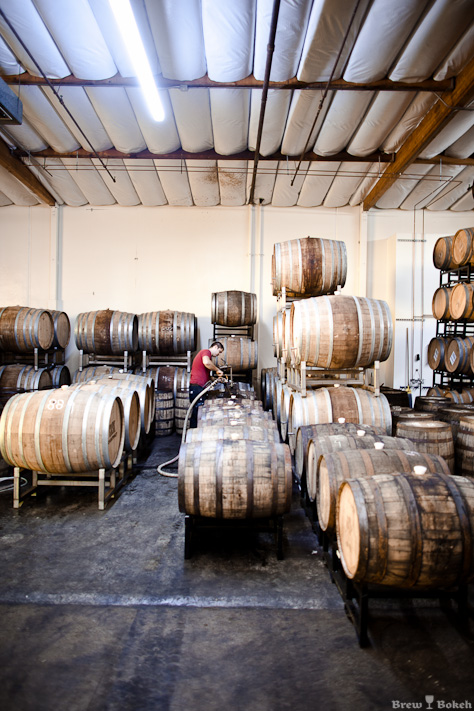 The Bruery Barrel Sanitization