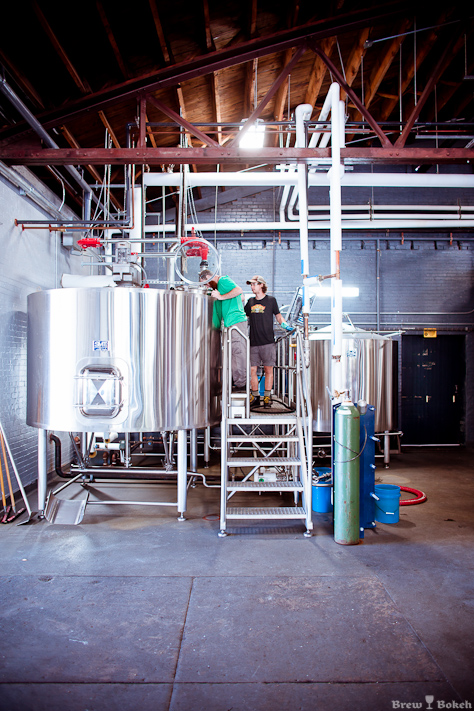 New Belgium Main Brewhouse