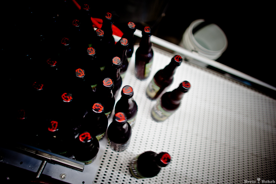 Crooked Stave Vieille Coming Off The Bottling Line