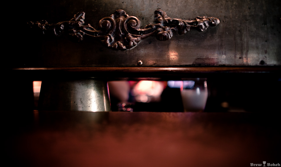 Dieu Du Ciel! Brass Tap Tower Detail