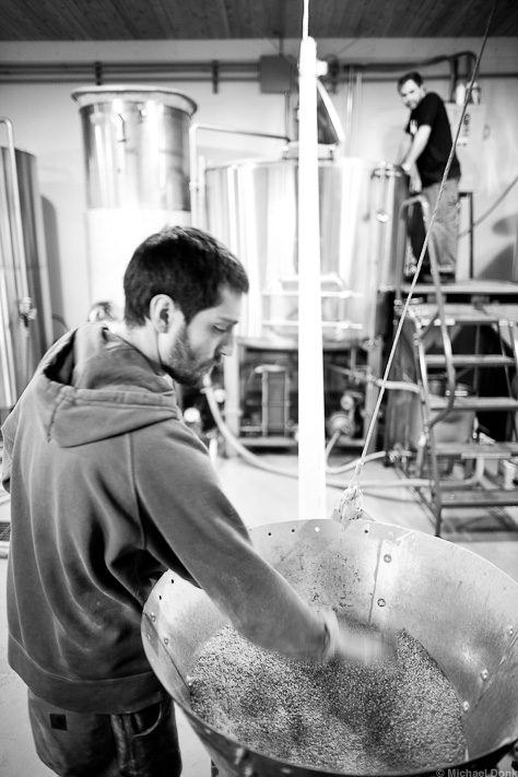 Loading The Mash Tun