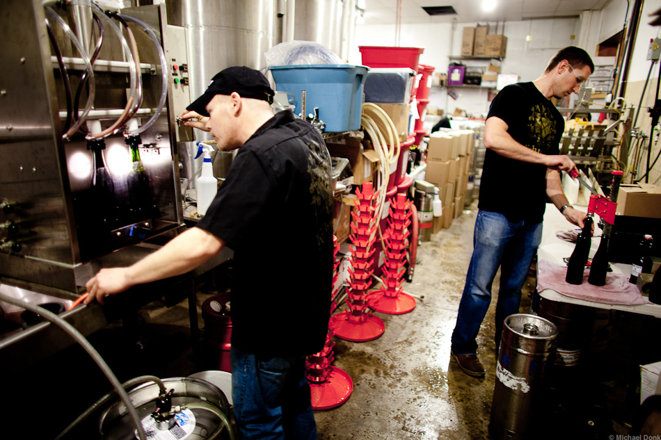 Kuhnhenn Blueberry Eisbock Bottling