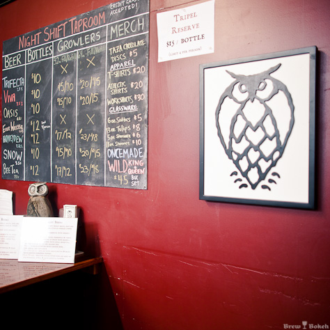Night Shift Tap List