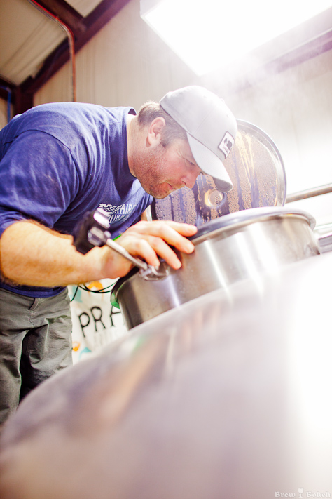 Emptying Spent Grain