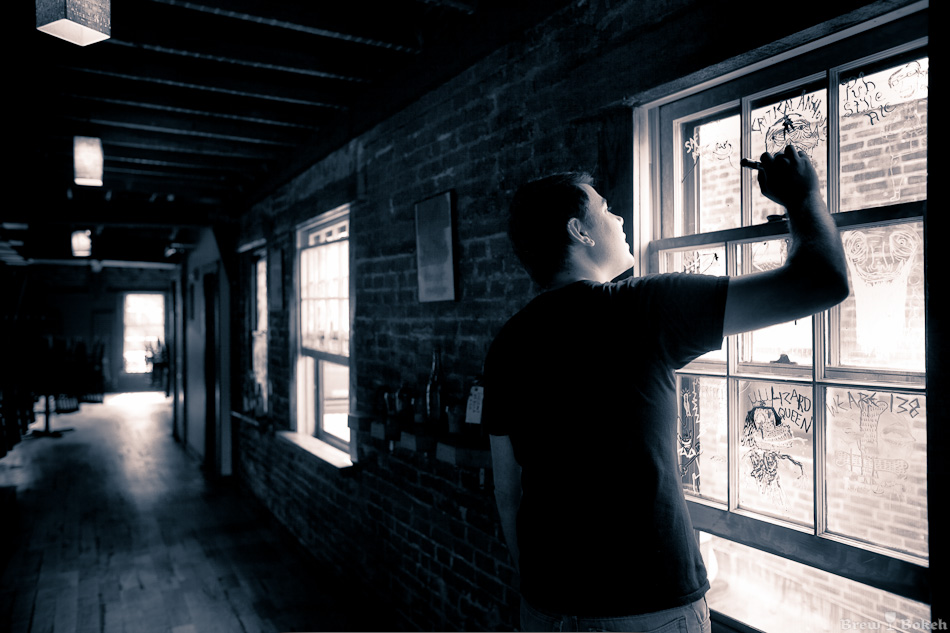 New Window Drawing For Just Tapped Beer