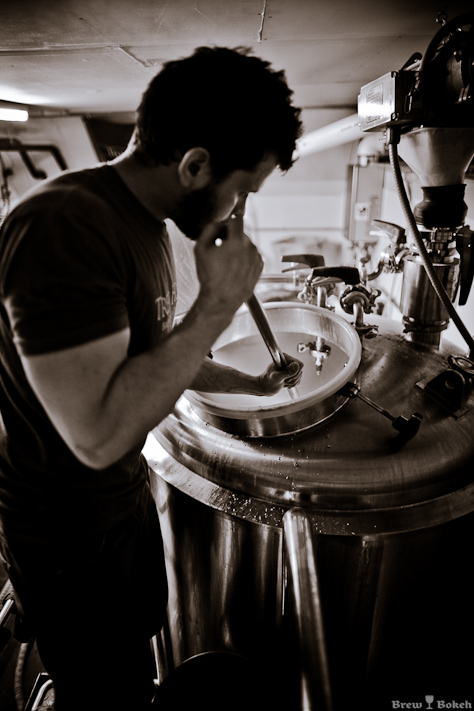 Working The Mash Tun
